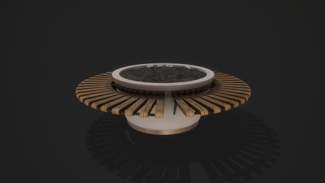 flowerpot for plants 3D Model .c4d .max .obj .3ds .fbx .stl .blend 