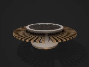 식물을 위한 화분 3D 모델