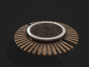 flowerpot for plants 3D Model