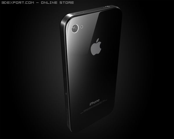 iphone 4 Modèle 3D .c4d .max .obj .3ds .fbx .stl .blend 