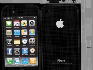 iphone 4 Modèle 3D
