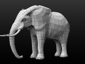 elephant 3D 模型
