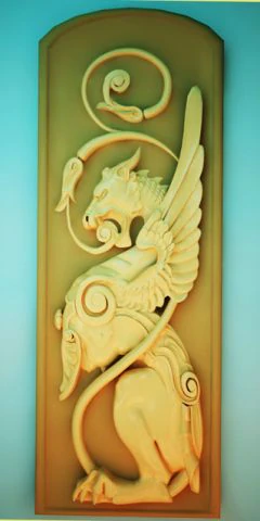 griffon 3D Model .c4d .max .obj .3ds .fbx .stl .blend