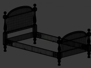 cannon ball bed 3D Model