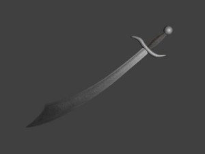 scimitar Modèle 3D