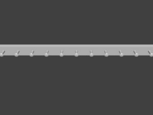 coat hooks Modèle 3D