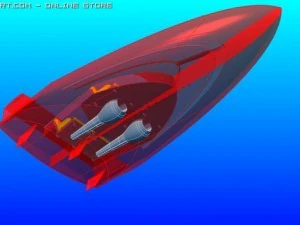 djck speedboat 3D Model