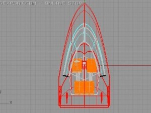 djck speedboat 3D 模型