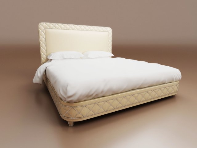 bed 3D Model .c4d .max .obj .3ds .fbx .stl .blend 