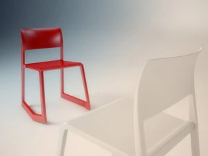 tip ton vitra chair 3D Model
