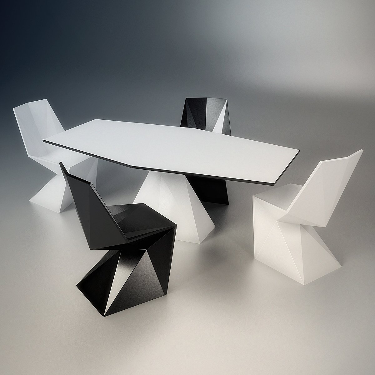 Vondom Vertex 3d Modell In Aussengegenstande 3dexport