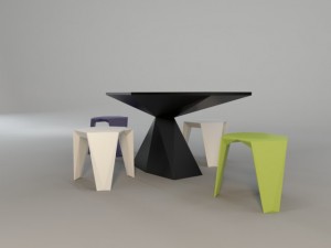 vondom  vertex stool 3Dモデル