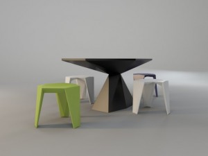 vondom  vertex stool 3Dモデル