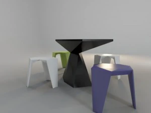 vondom  vertex stool 3D Model