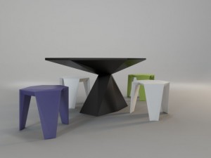 vondom  vertex stool 3Dモデル
