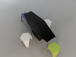 vondom  vertex stool 3Dモデル