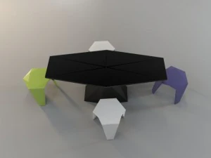vondom  vertex stool 3D Model