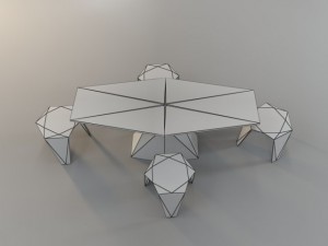 vondom  vertex stool 3Dモデル
