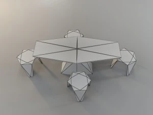 vondom  vertex stool 3D Model