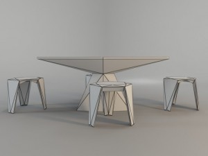 vondom  vertex stool 3Dモデル