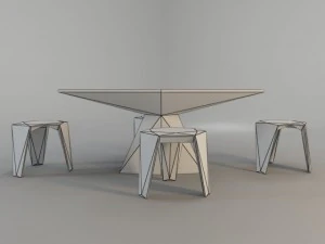 vondom  vertex stool 3D Model