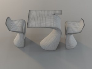 vondom  wing 3Dモデル