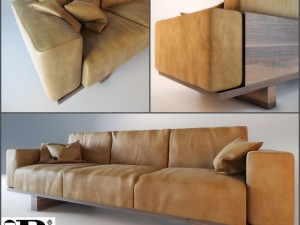 riva 1920  utah sofa 3D Model