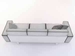 riva 1920  utah sofa Model 3D