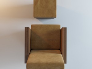 riva 1920  lord armchair 3D Model
