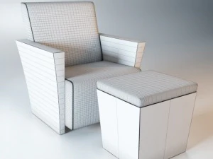 riva 1920  lord armchair 3D Model
