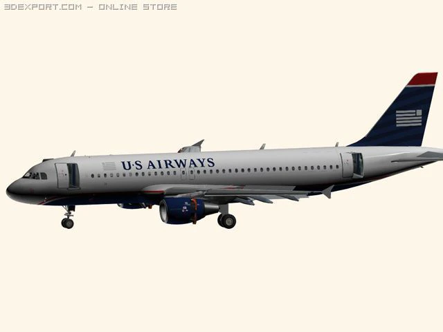 airbus a320 cfm 3D Model .c4d .max .obj .3ds .fbx .stl .blend 