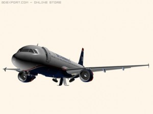 airbus a320 cfm 3D Модель