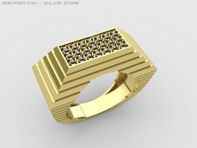 ring 3D Model .c4d .max .obj .3ds .fbx .stl .blend 