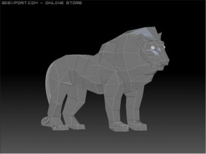 lion 3D Model