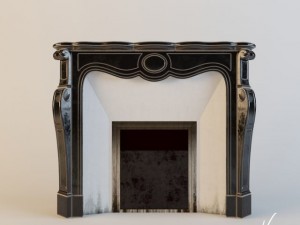 chesneys pompadour fireplace 3D-Modell
