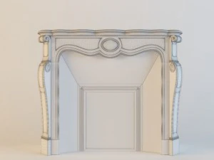 chesneys pompadour fireplace 3D Model