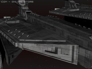 battle cruiser Model 3D