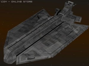 battle cruiser 3D Model