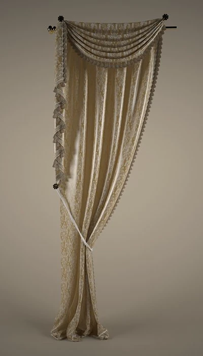 curtainsclassic 3D Model .c4d .max .obj .3ds .fbx .stl .blend 