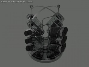 spice rack Modelo 3D