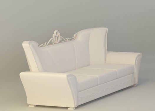sofa 3D Модель .c4d .max .obj .3ds .fbx .stl .blend