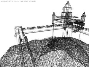 medieval castle 3D Model