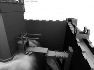 medieval castle Modèle 3D