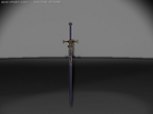 darkelf sword 3D 模型