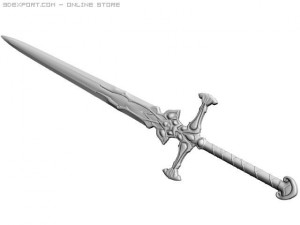 darkelf sword 3D 模型