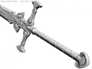 darkelf sword 3D 模型
