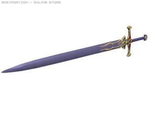 darkelf sword 3D 模型