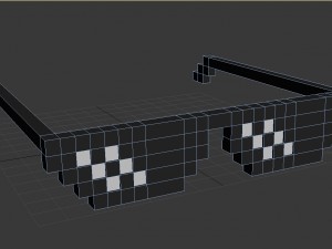 deal with it glasses Modelo de Impressão 3D
