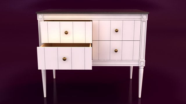 bureau 88 Model 3D .c4d .max .obj .3ds .fbx .stl .blend 
