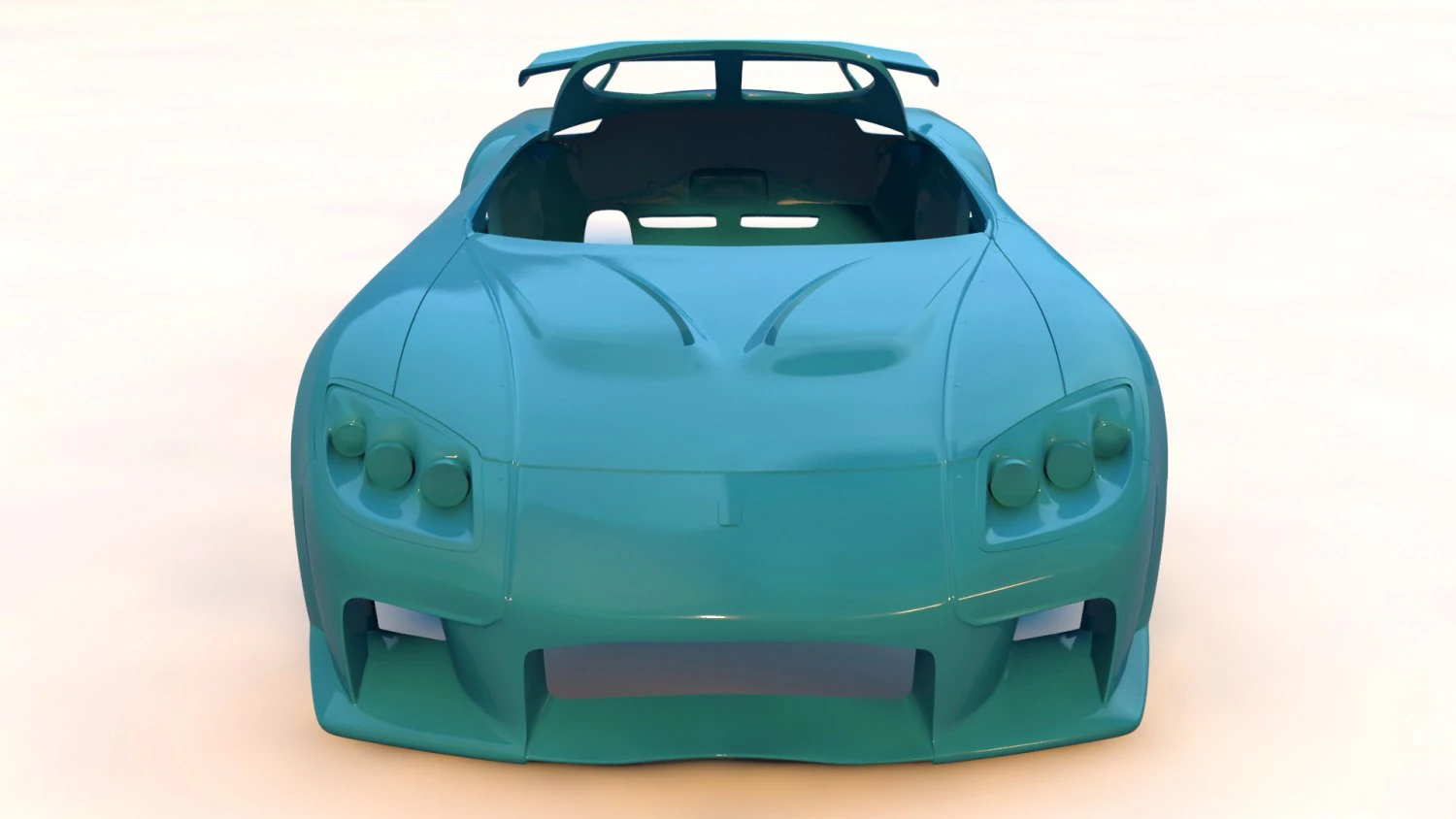 RX7 Veilside Fortune Printable Kit 1-24 3D Print Model .c4d .max .obj .3ds .fbx .stl .blend 